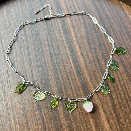 Collana Pink Berry - Argento