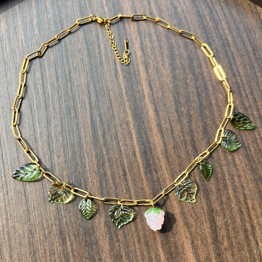 Collana Pink Berry - Oro