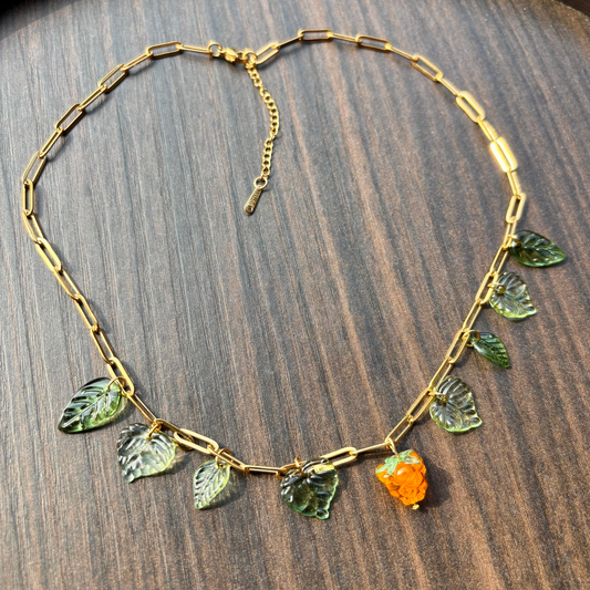 Collana Orange Berry - Oro