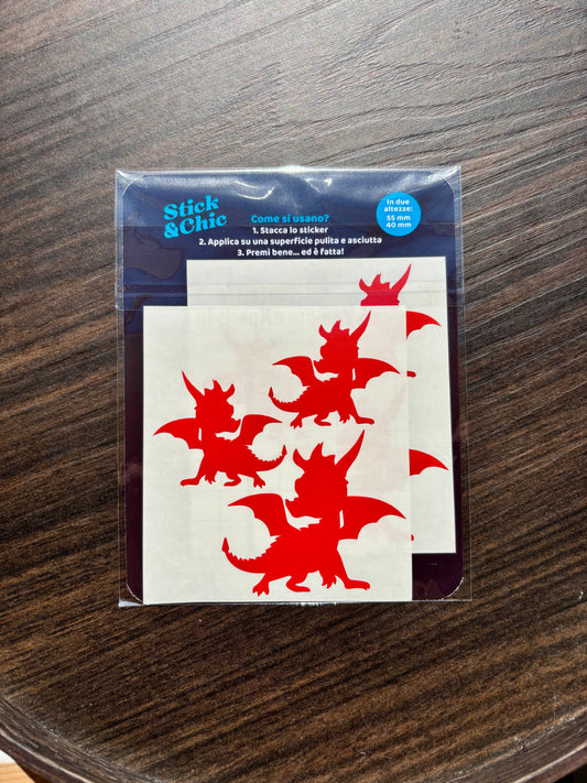Stickers Draghetto (Red)