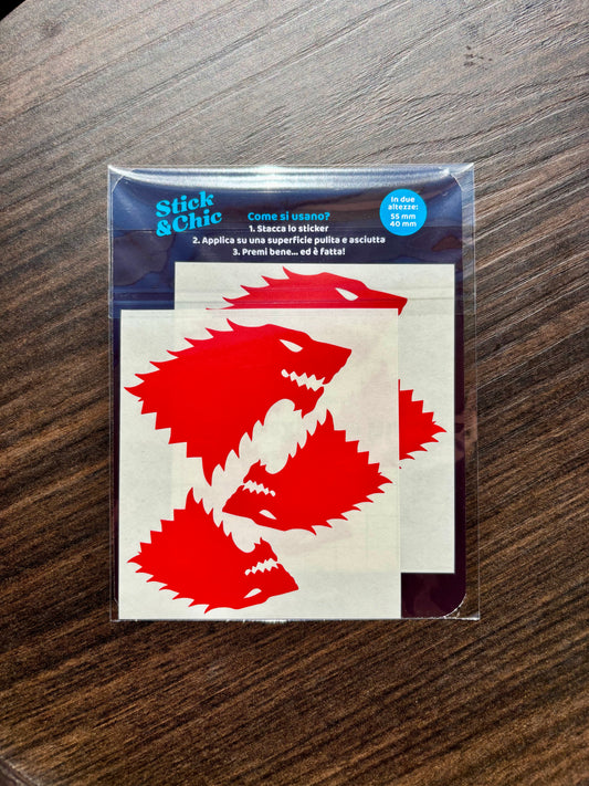 Stickers La Guerra delle Corone (Red)