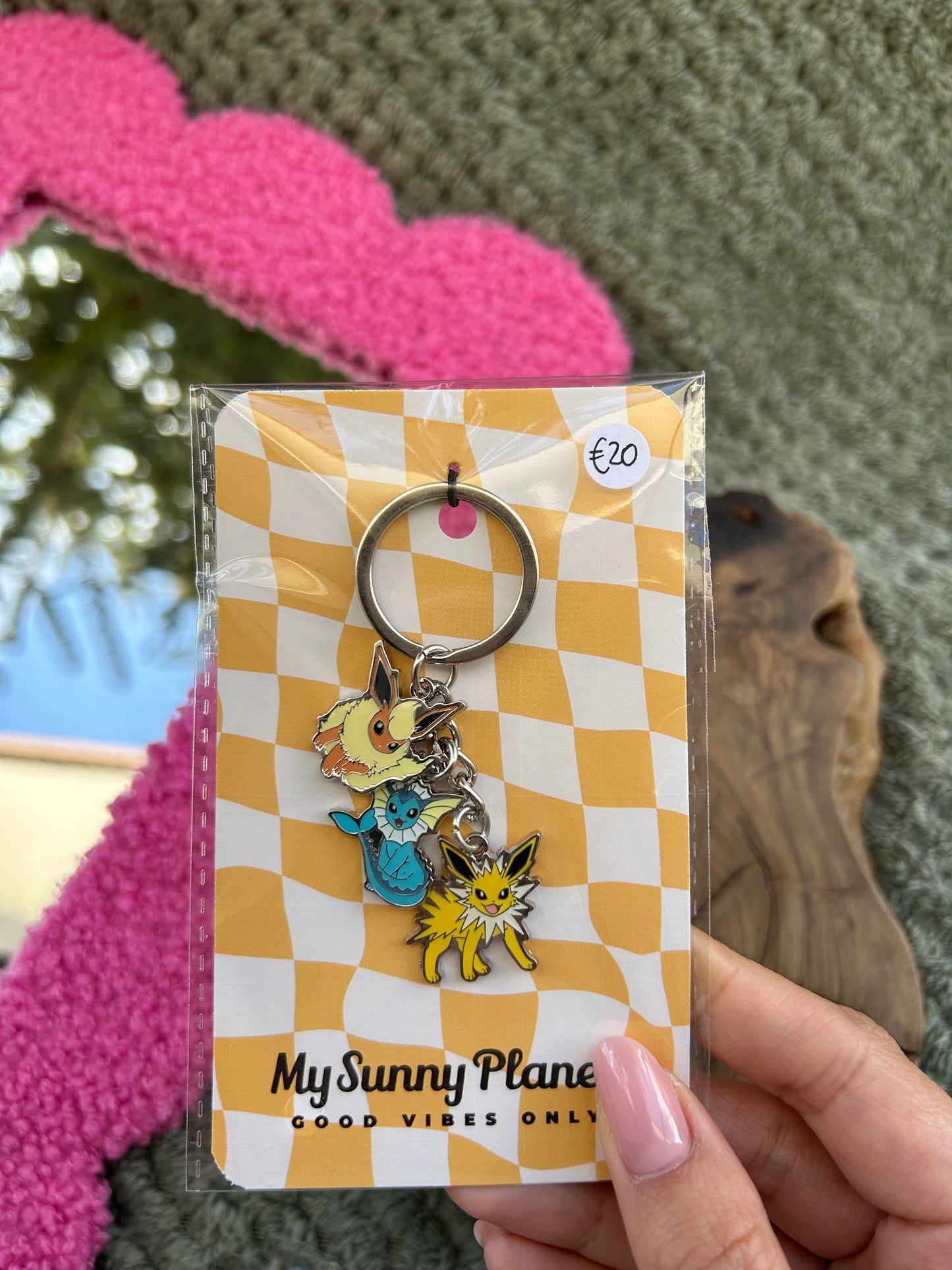 Portachiavi Acqua, Elettro & Fuoco