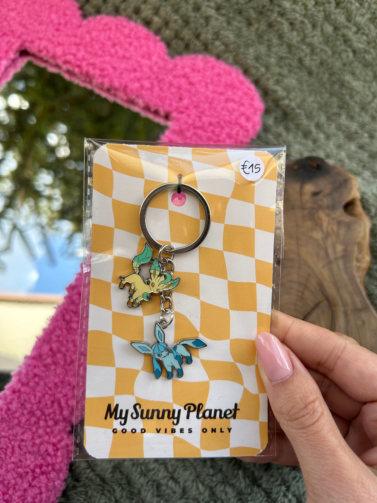 Ice & Grass Keychain