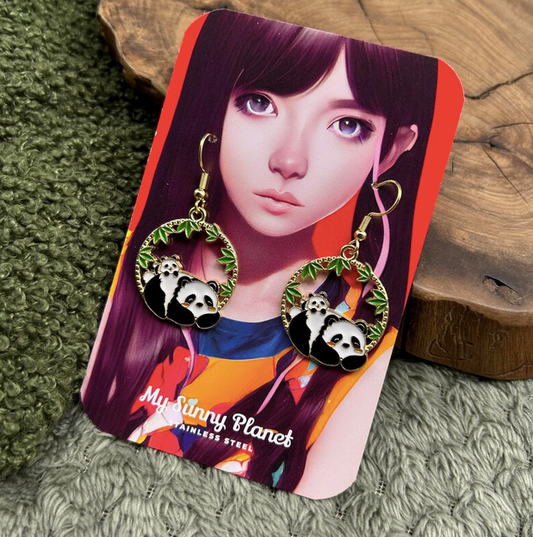 Orecchini PANDA