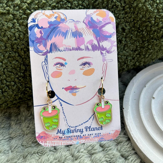 Orecchini FROG BUBBLE TEA