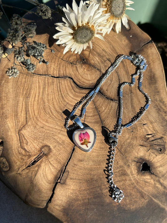 Collana Botanica Cuor di Bocciolo