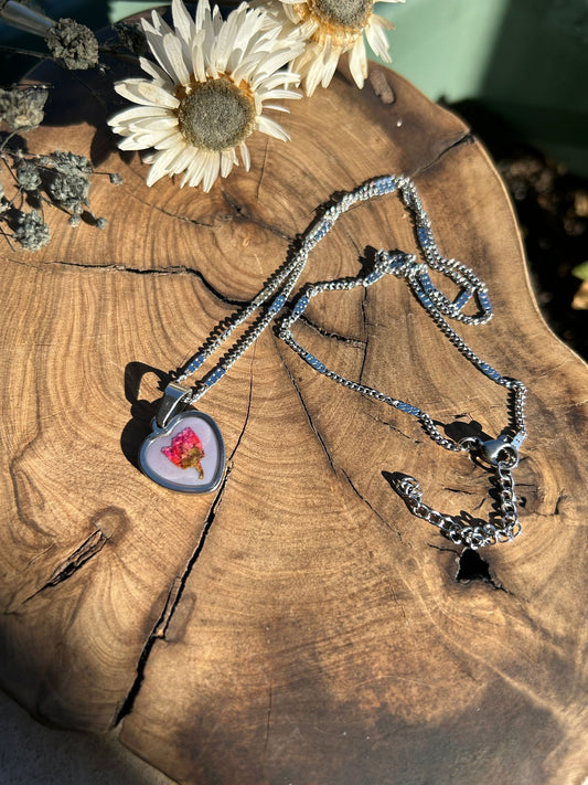 Collana Botanica Cuor di Bocciolo